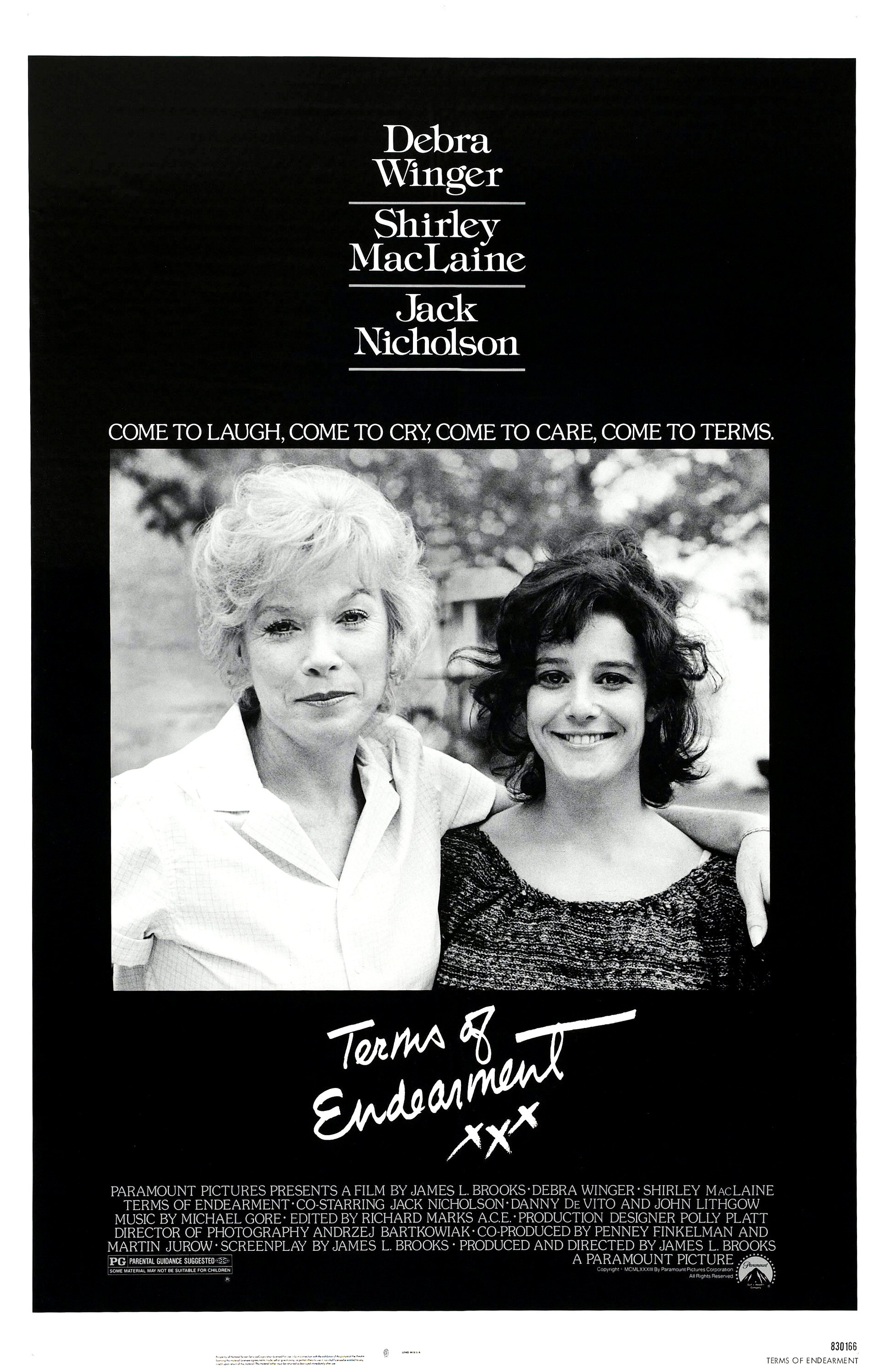 Mega Sized Movie Poster Image for Terms of Endearment 
