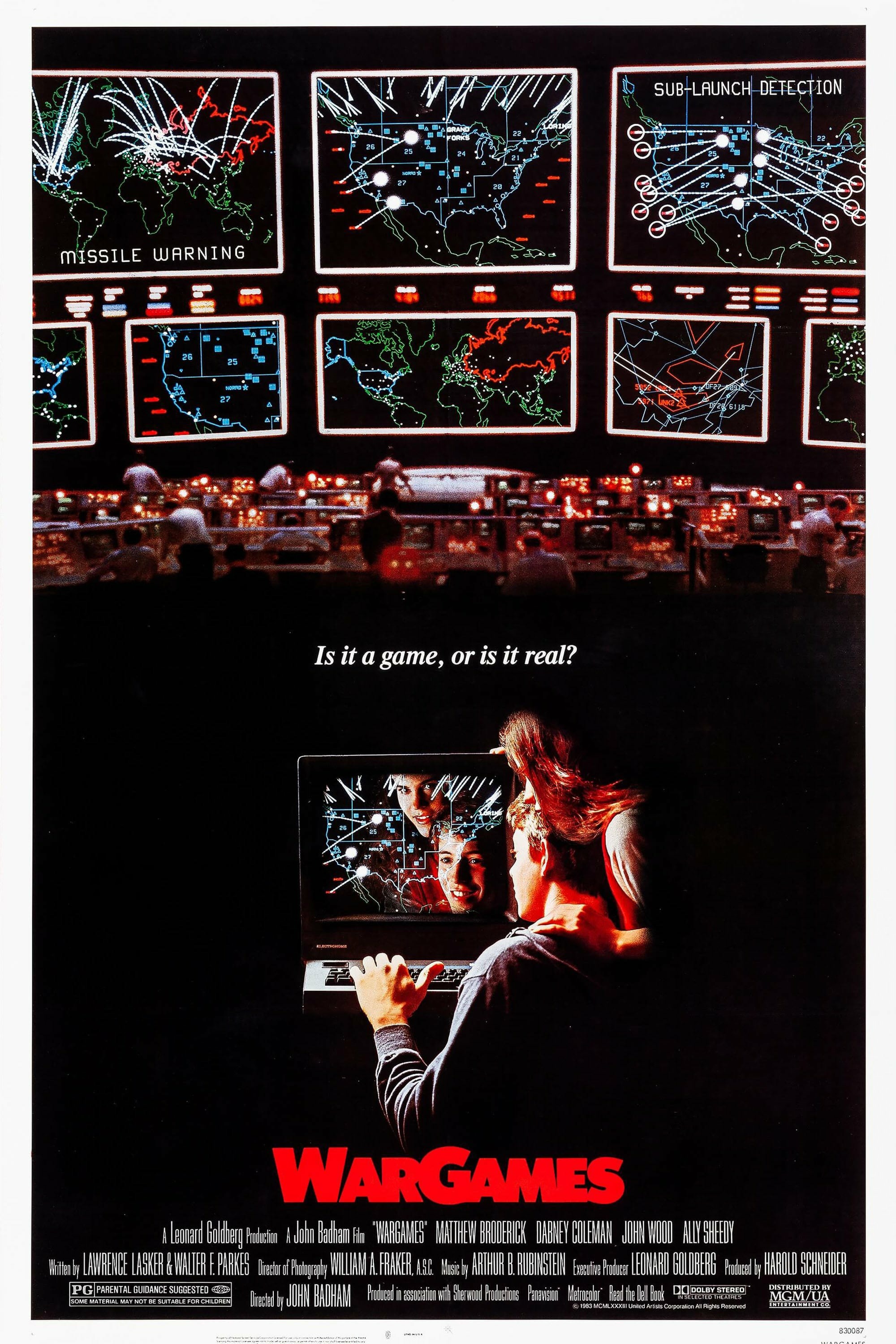 Mega Sized Movie Poster Image for WarGames (#1 of 2)