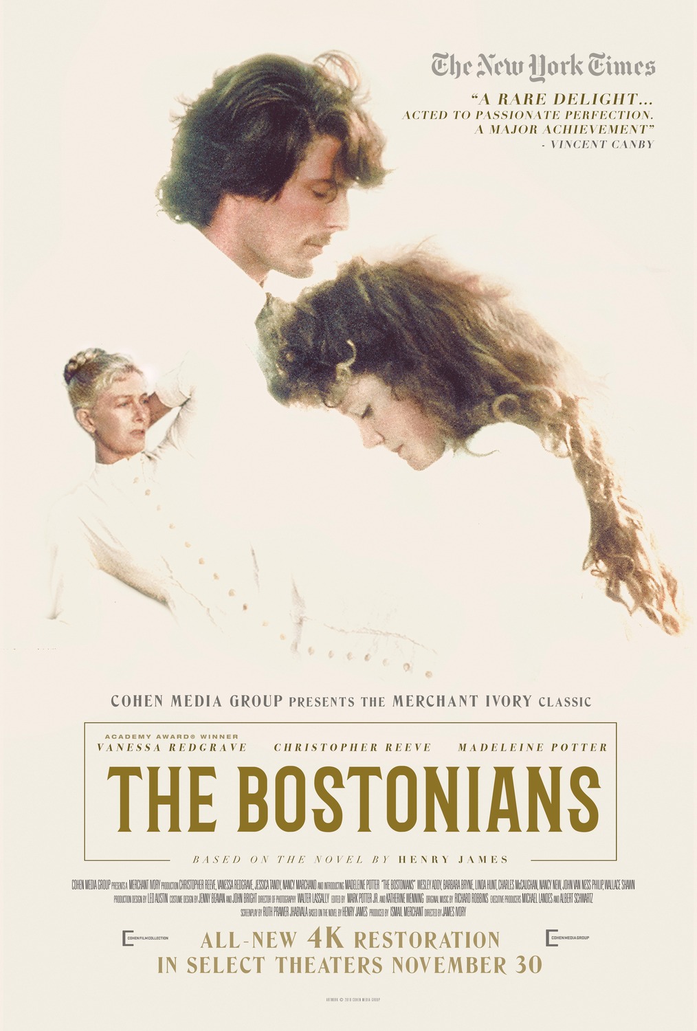 Extra Large Movie Poster Image for The Bostonians (#3 of 3)