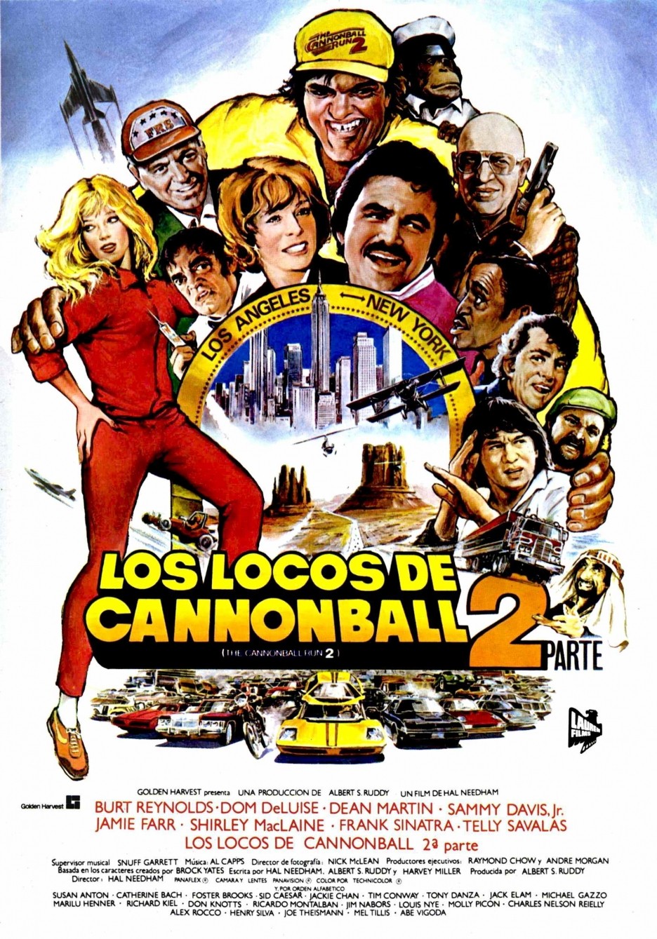 Extra Large Movie Poster Image for Cannonball Run II (#2 of 3)