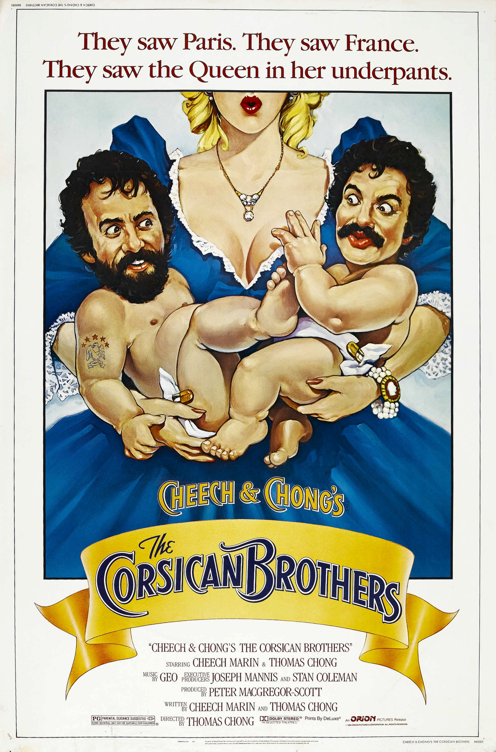 Extra Large Movie Poster Image for Cheech & Chong's The Corsican Brothers 