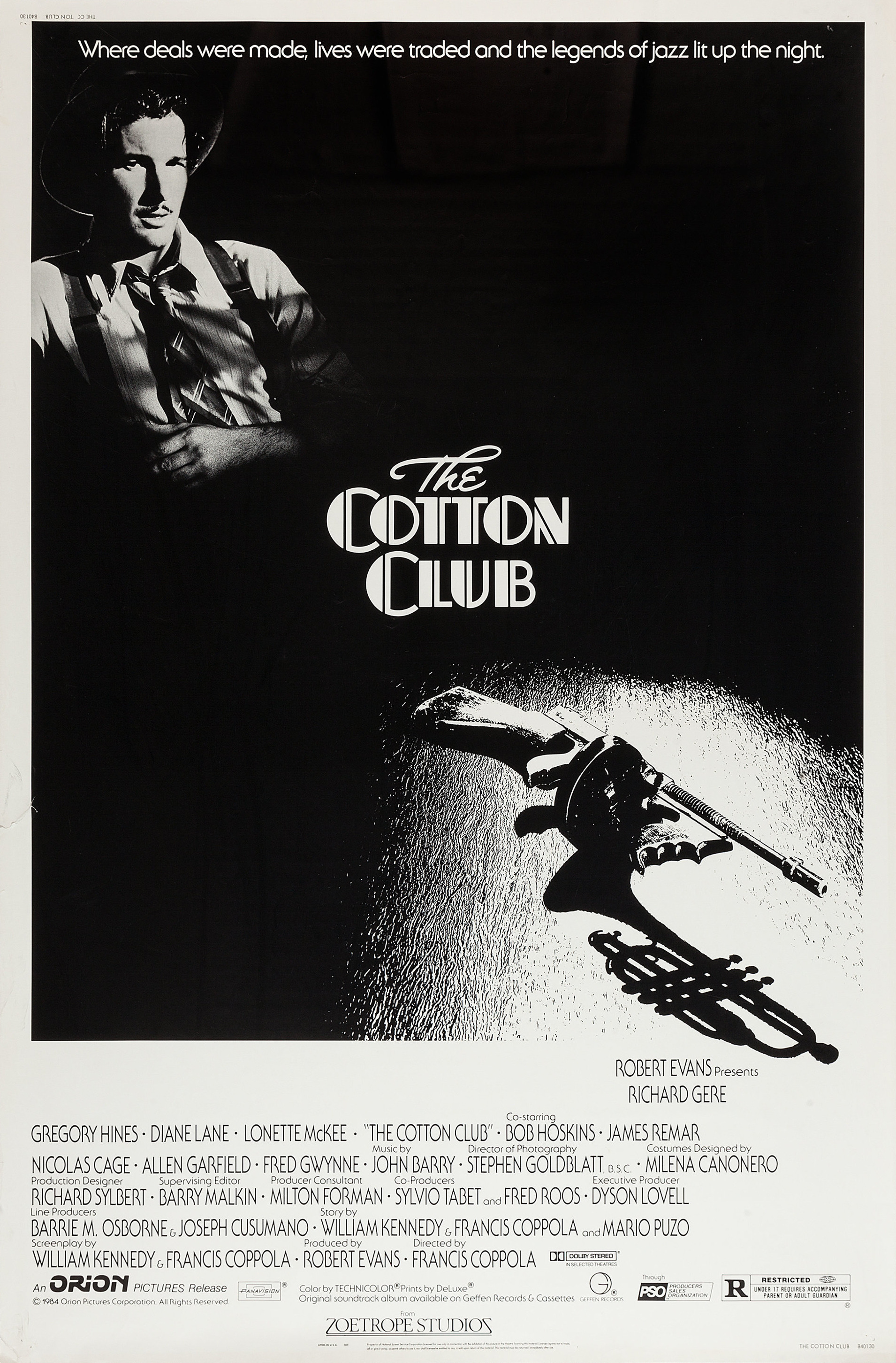 Mega Sized Movie Poster Image for The Cotton Club (#1 of 6)