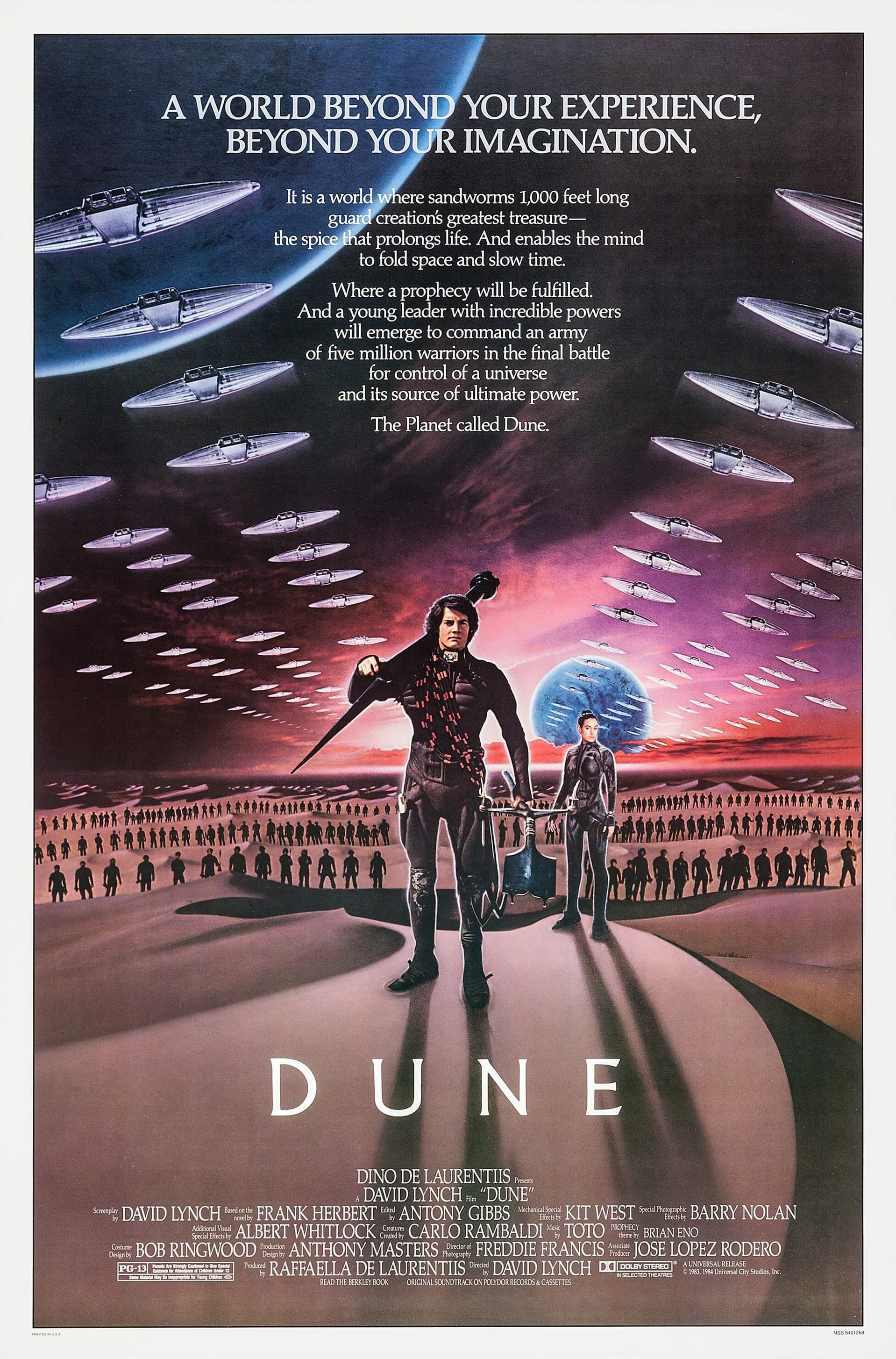 Mega Sized Movie Poster Image for Dune (#2 of 7)