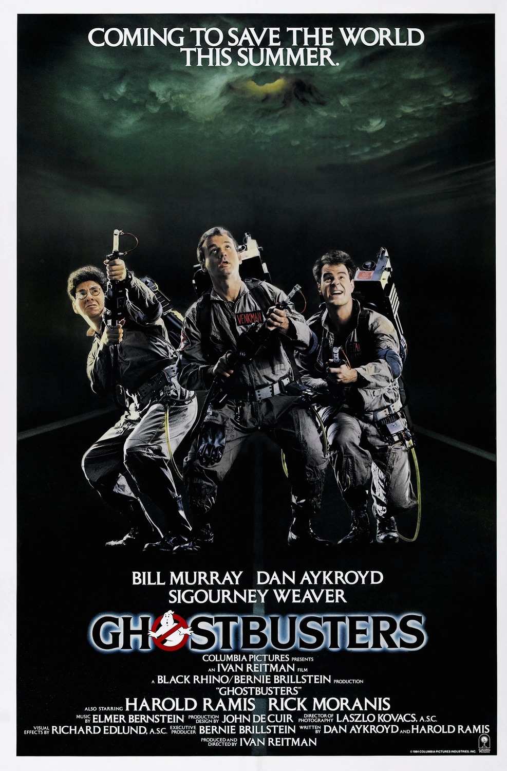 Extra Large Movie Poster Image for Ghostbusters (#3 of 7)