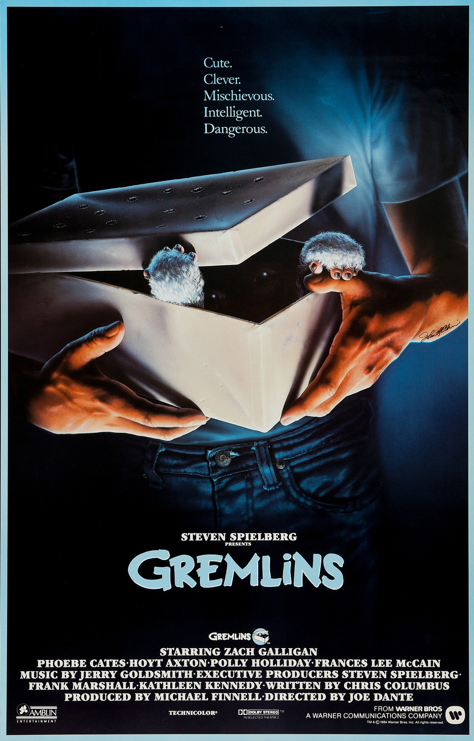 Extra Large Movie Poster Image for Gremlins (#1 of 6)