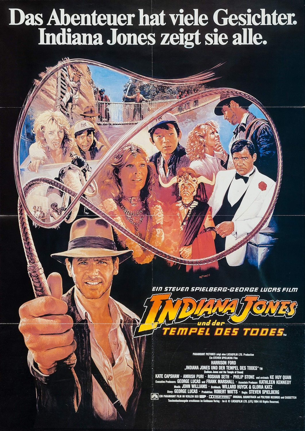 Extra Large Movie Poster Image for Indiana Jones and the Temple of Doom (#10 of 11)