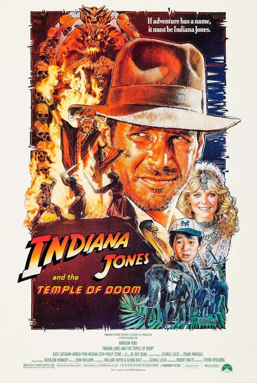 Indiana Jones and the Temple of Doom Movie Poster