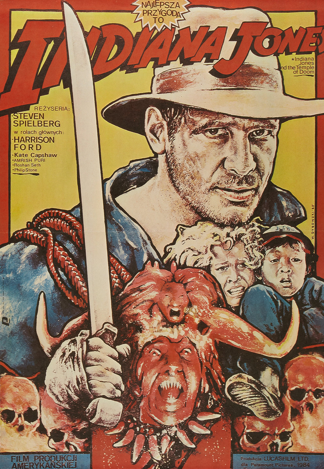 Extra Large Movie Poster Image for Indiana Jones and the Temple of Doom (#9 of 11)