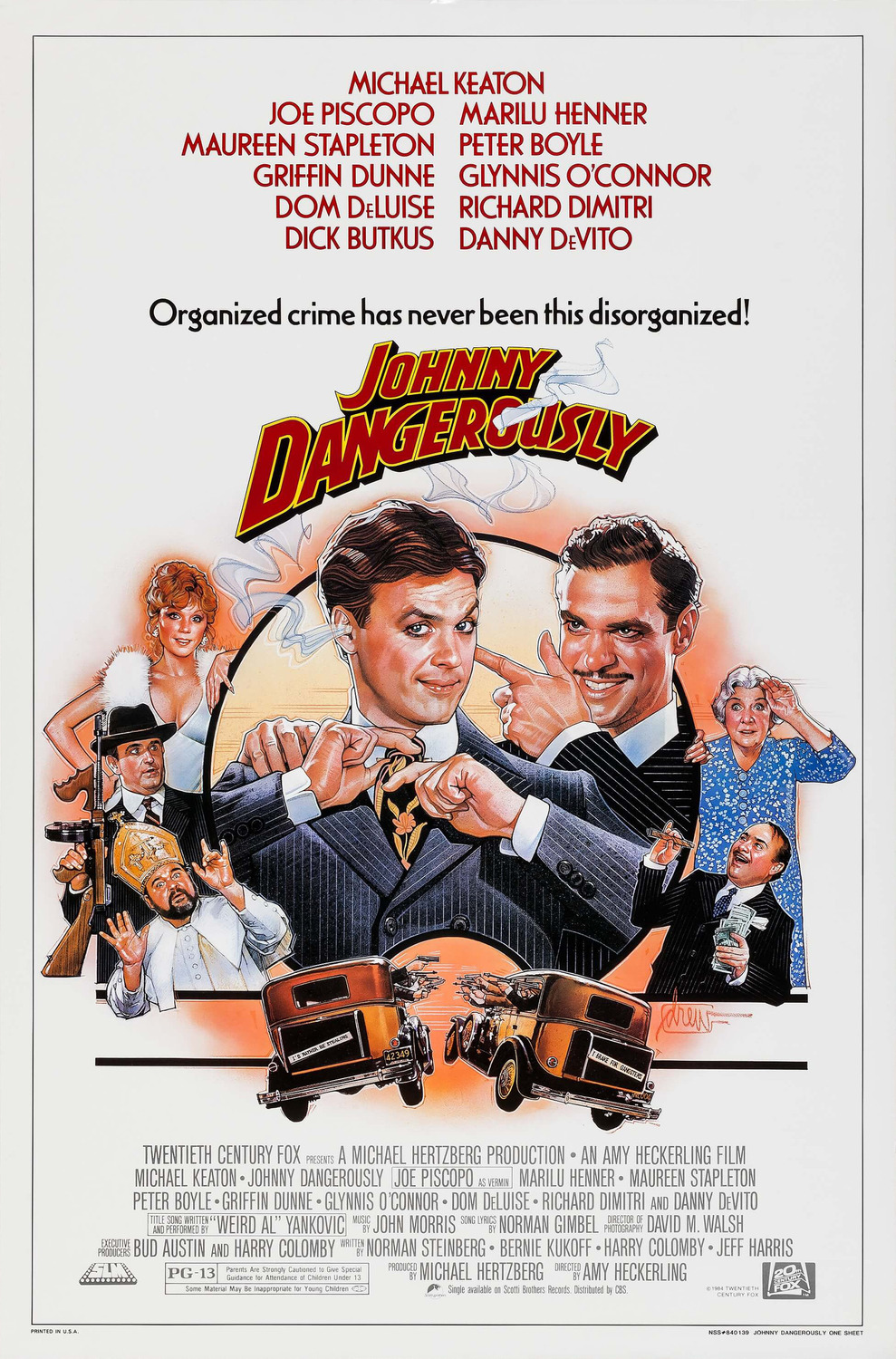 Extra Large Movie Poster Image for Johnny Dangerously 