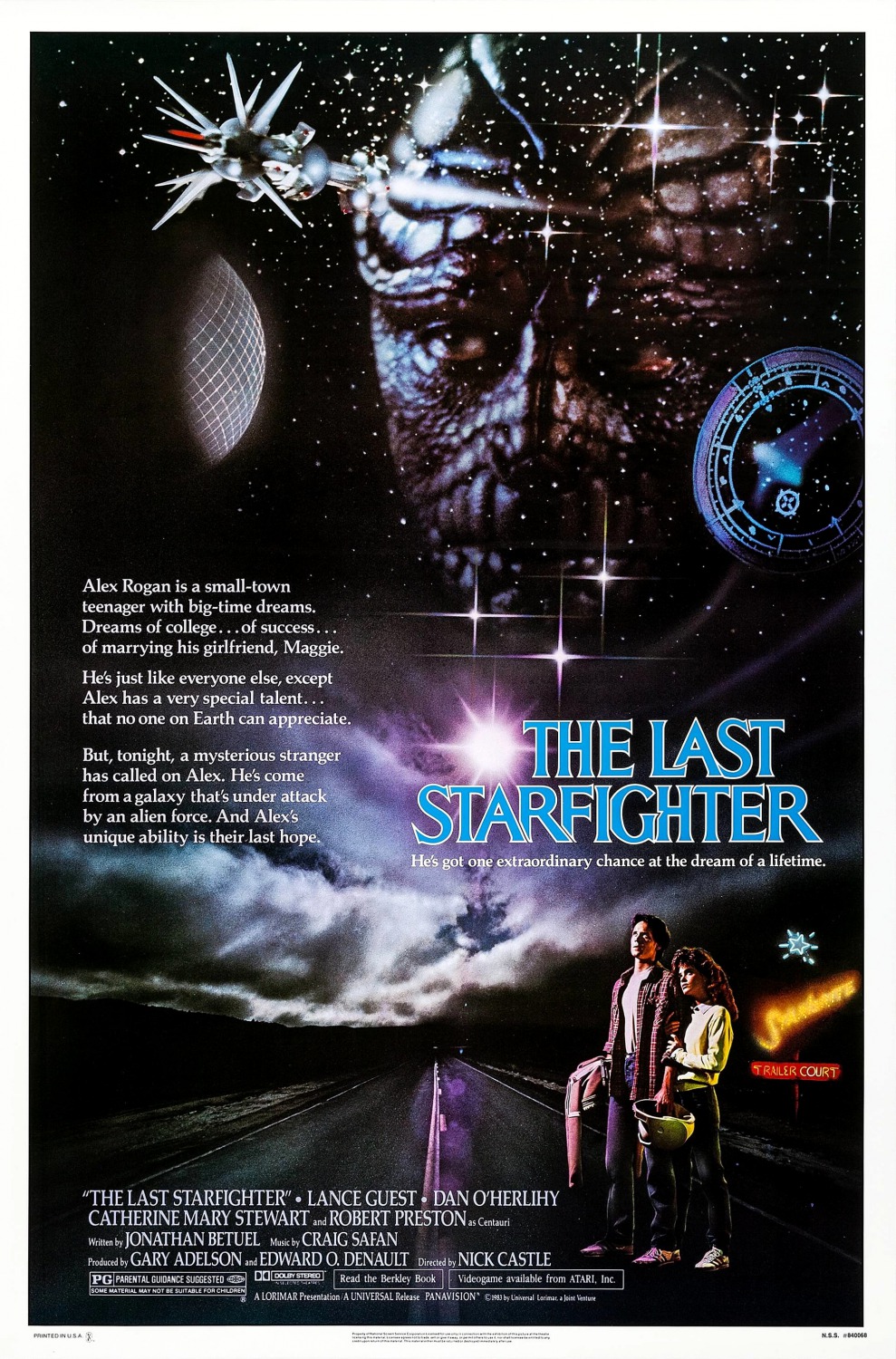 Extra Large Movie Poster Image for The Last Starfighter (#1 of 3)