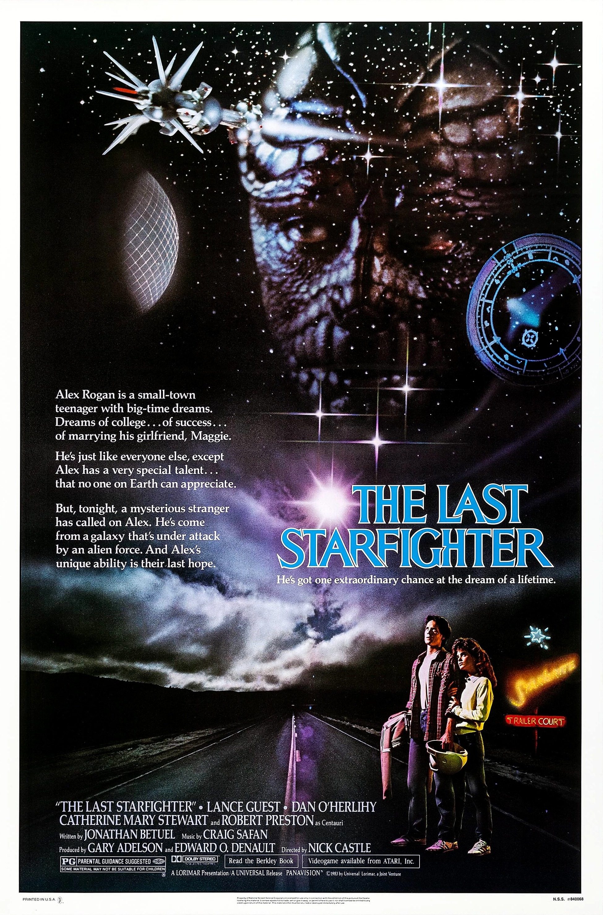 Mega Sized Movie Poster Image for The Last Starfighter (#1 of 3)