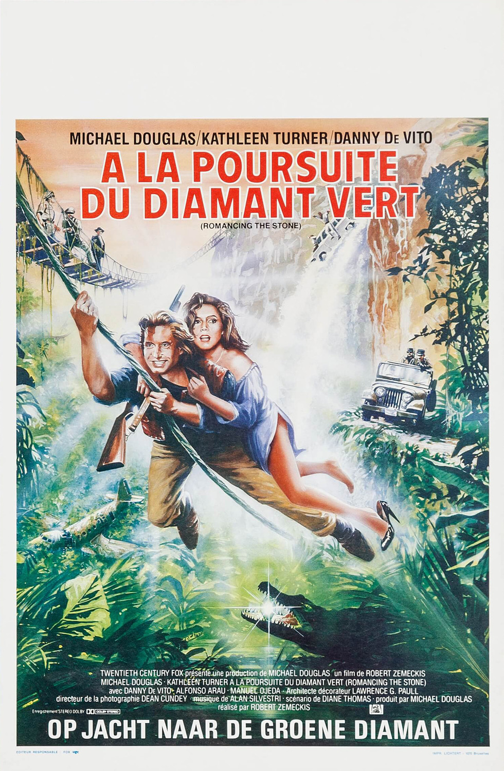Extra Large Movie Poster Image for Romancing the Stone (#3 of 3)