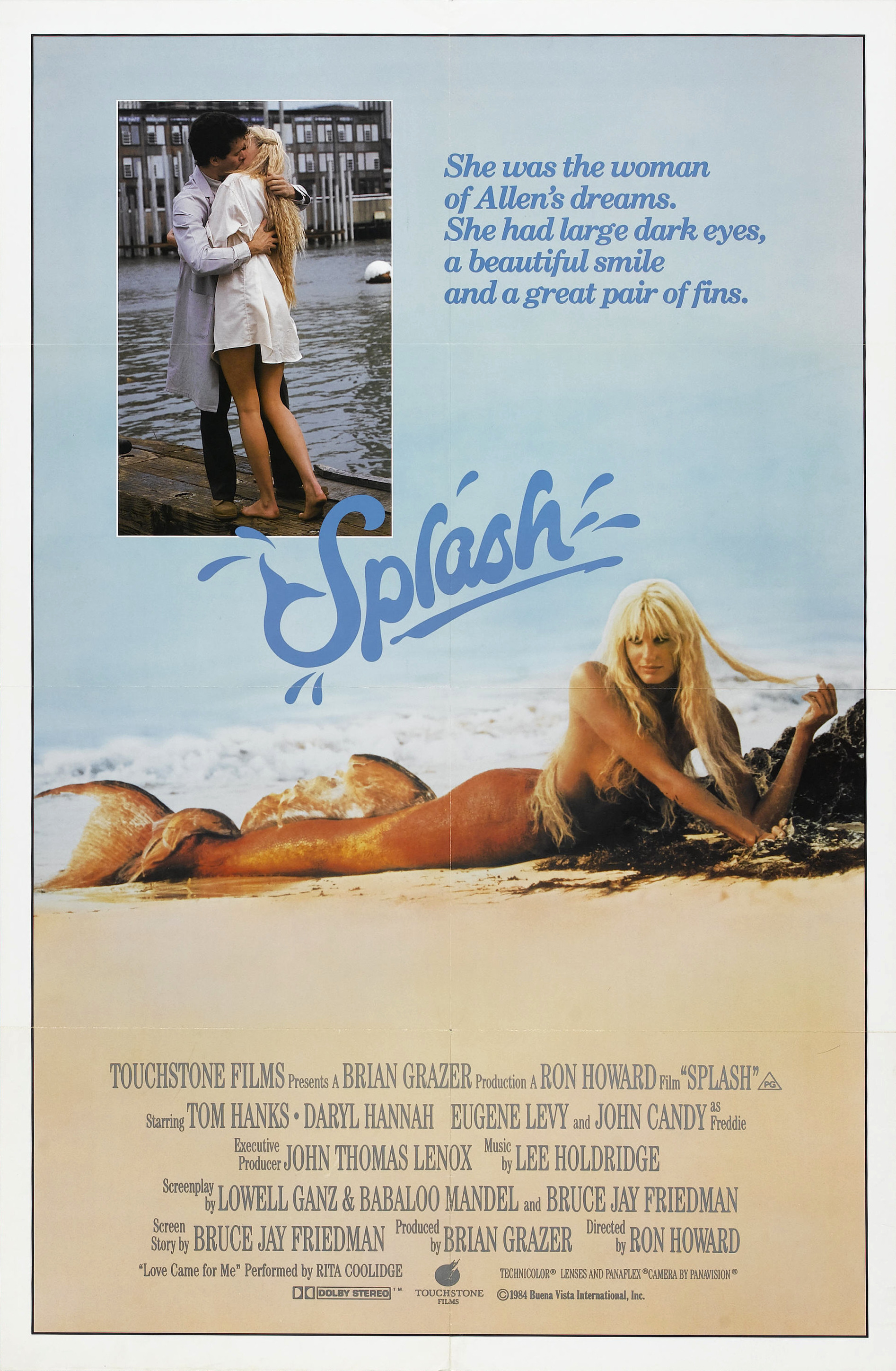 Mega Sized Movie Poster Image for Splash (#2 of 2)