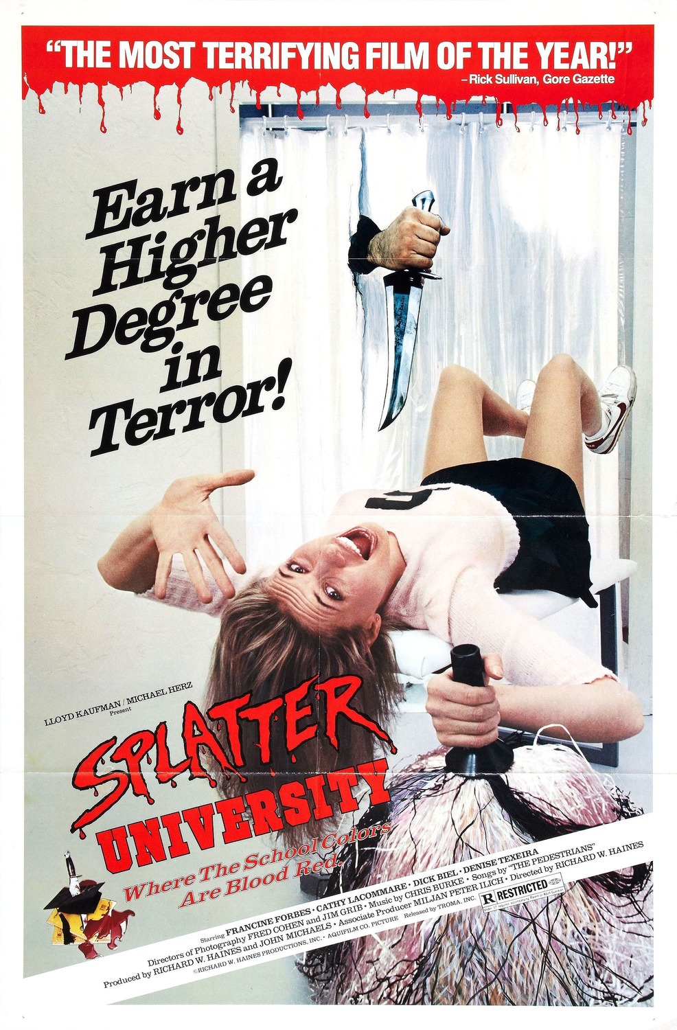 Extra Large Movie Poster Image for Splatter University 