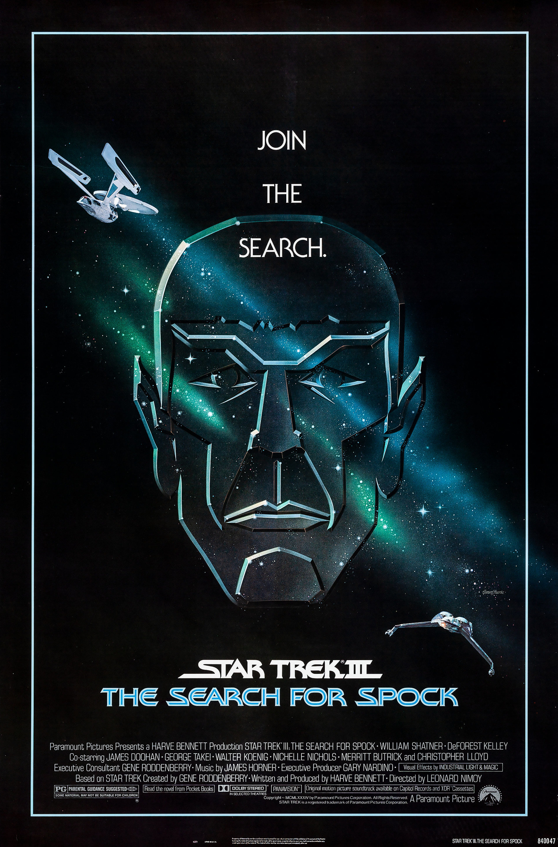 Mega Sized Movie Poster Image for Star Trek III: The Search for Spock (#2 of 2)