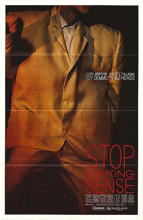 Stop Making Sense Movie Poster