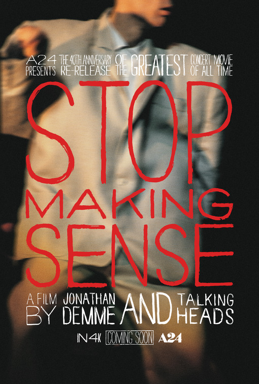 Stop Making Sense Movie Poster