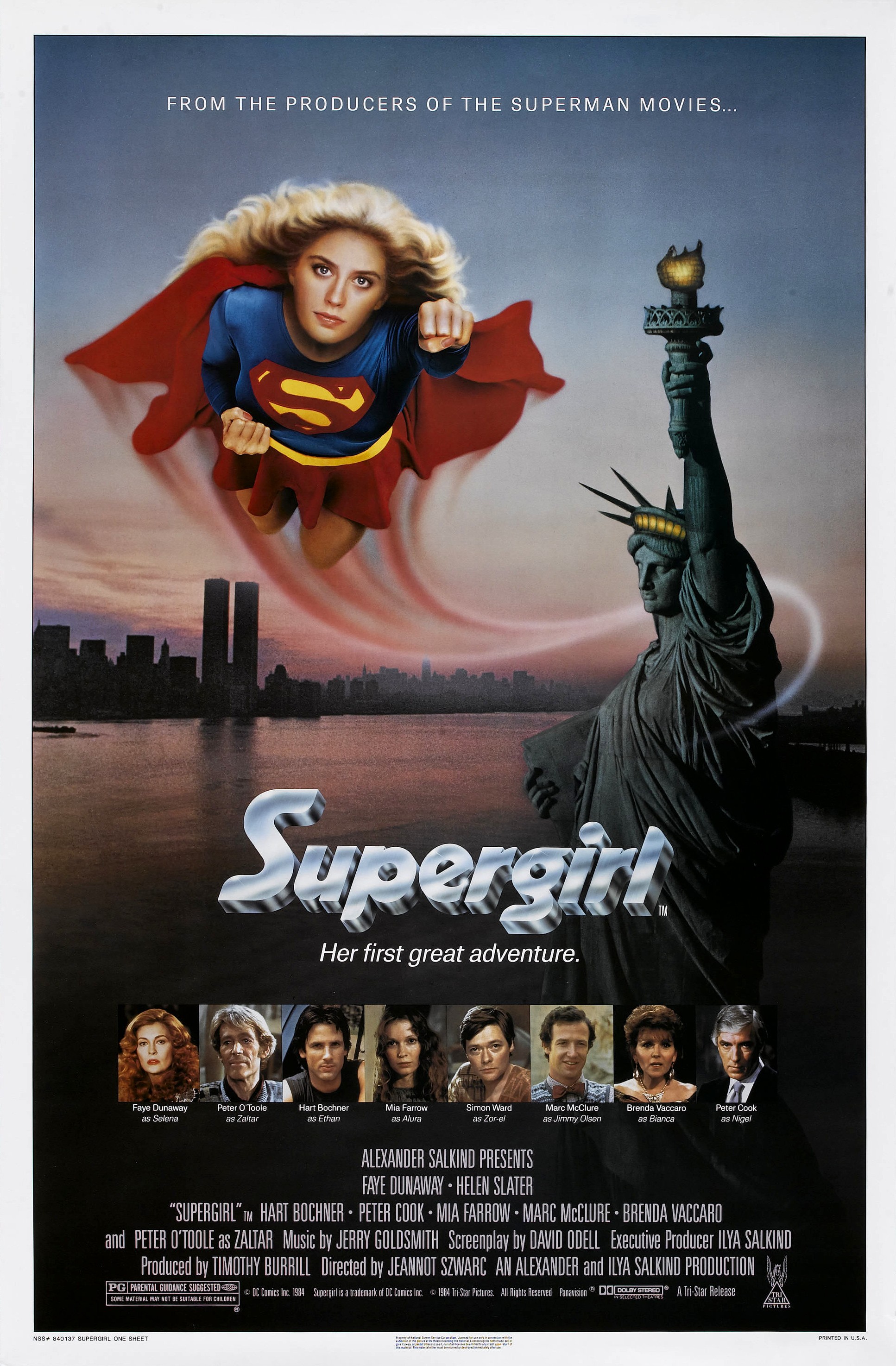 Mega Sized Movie Poster Image for Supergirl (#1 of 8)