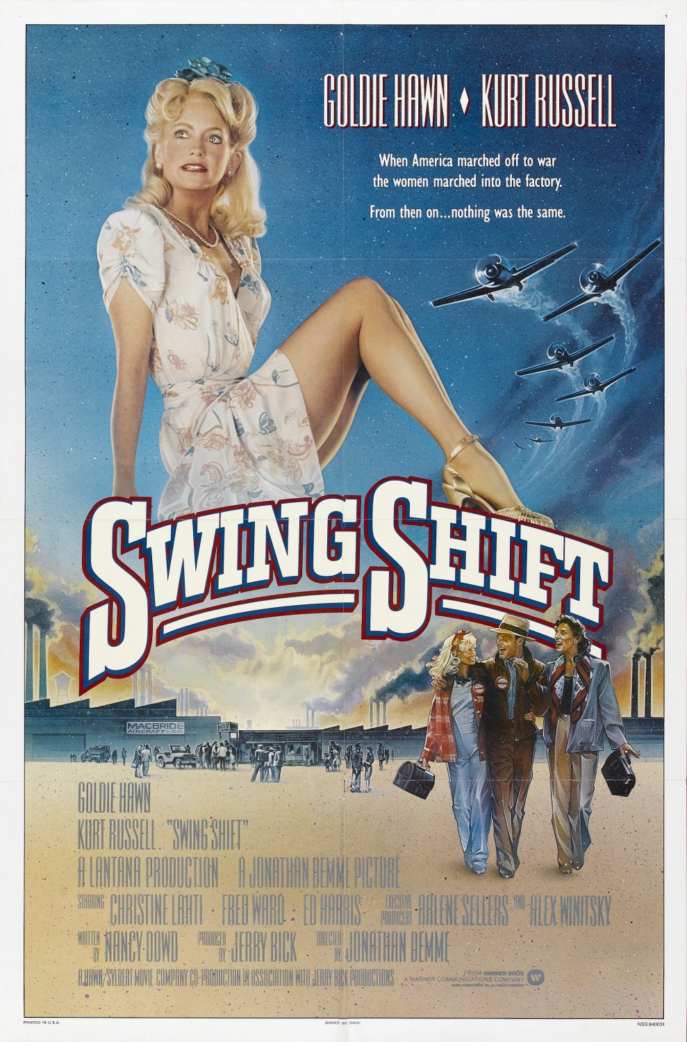 Extra Large Movie Poster Image for Swing Shift 
