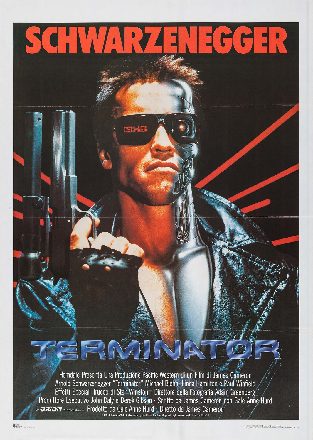 Extra Large Movie Poster Image for The Terminator (#2 of 7)
