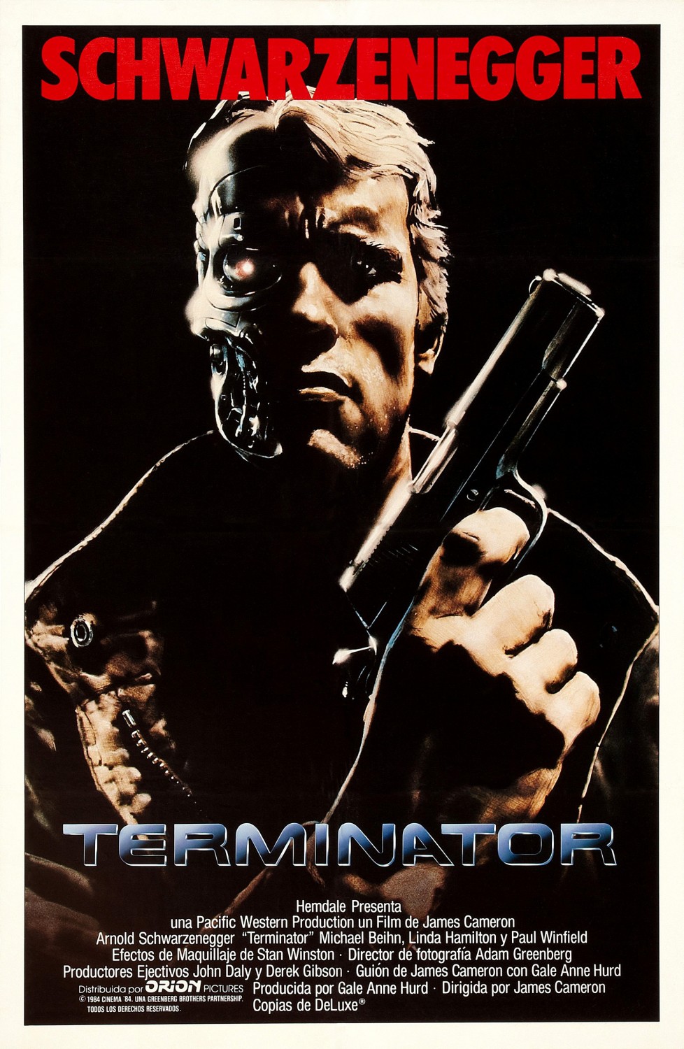 Extra Large Movie Poster Image for The Terminator (#5 of 7)