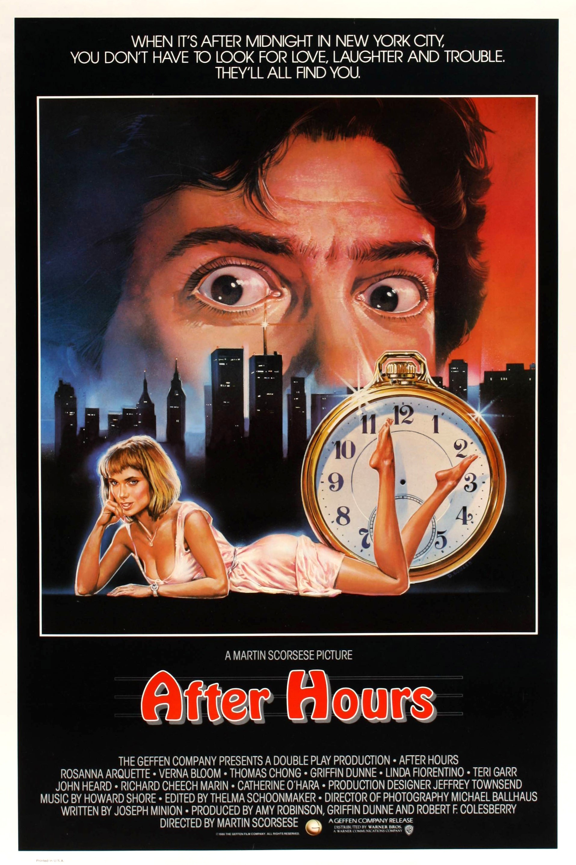 Mega Sized Movie Poster Image for After Hours (#2 of 3)