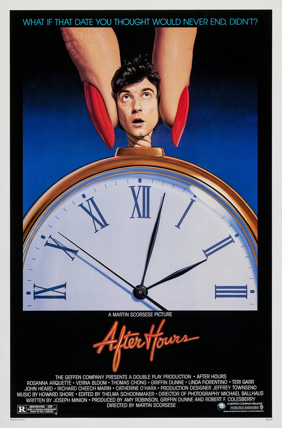 Extra Large Movie Poster Image for After Hours (#1 of 3)
