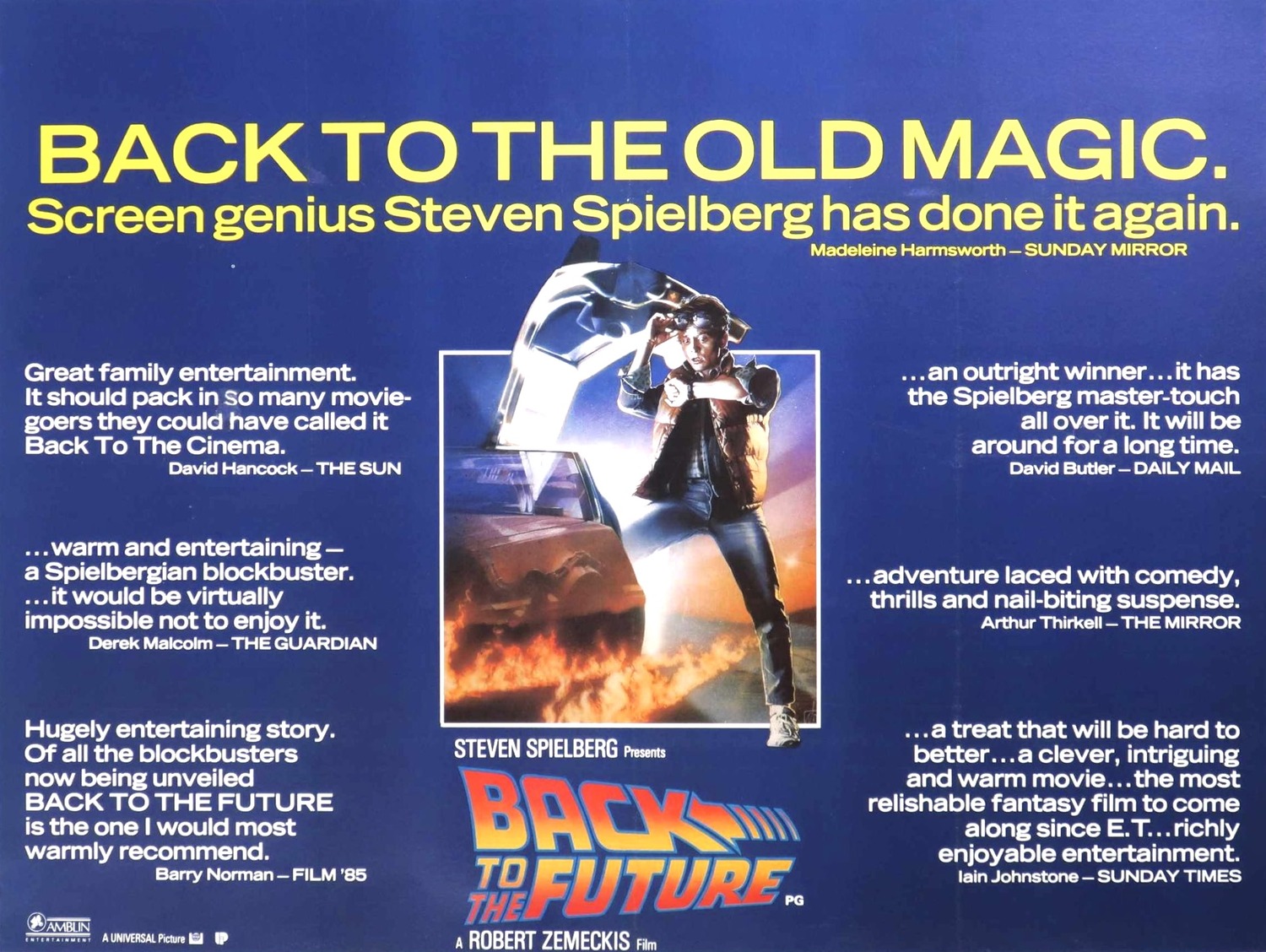 Extra Large Movie Poster Image for Back to the Future (#3 of 10)