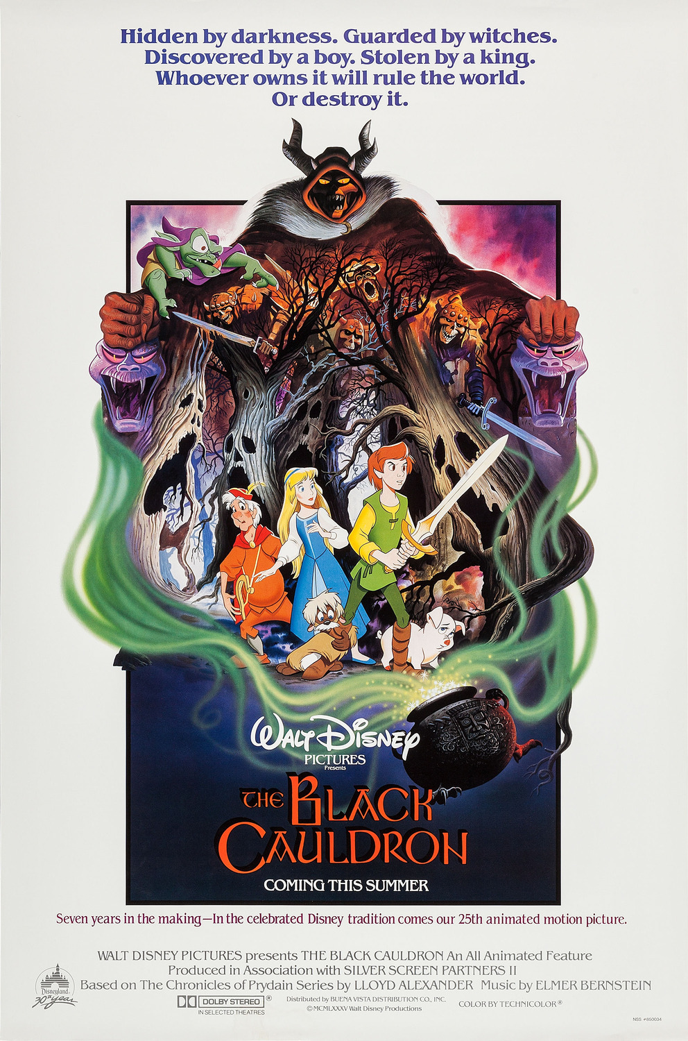 Extra Large Movie Poster Image for The Black Cauldron (#1 of 2)