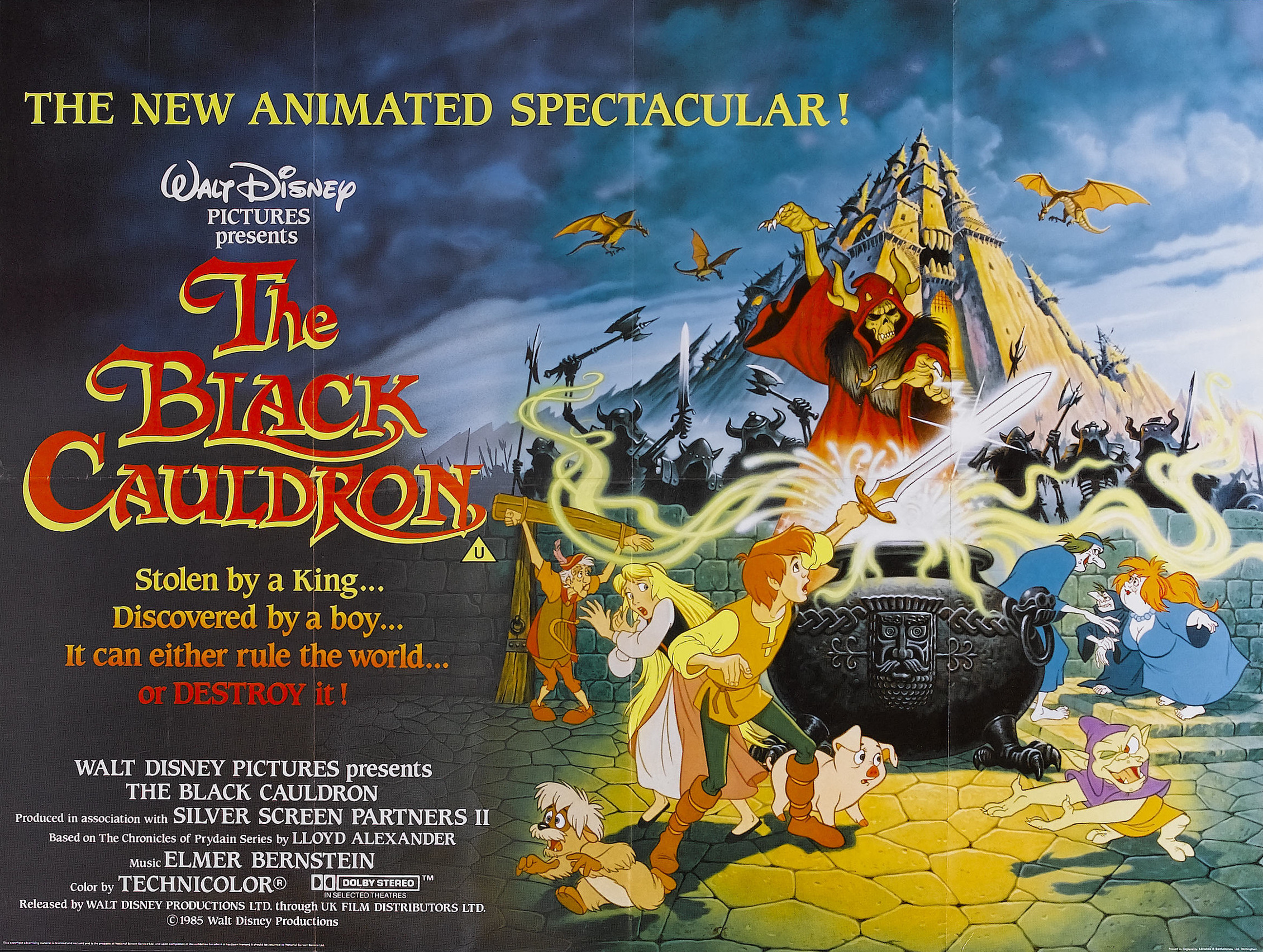 Mega Sized Movie Poster Image for The Black Cauldron (#2 of 2)