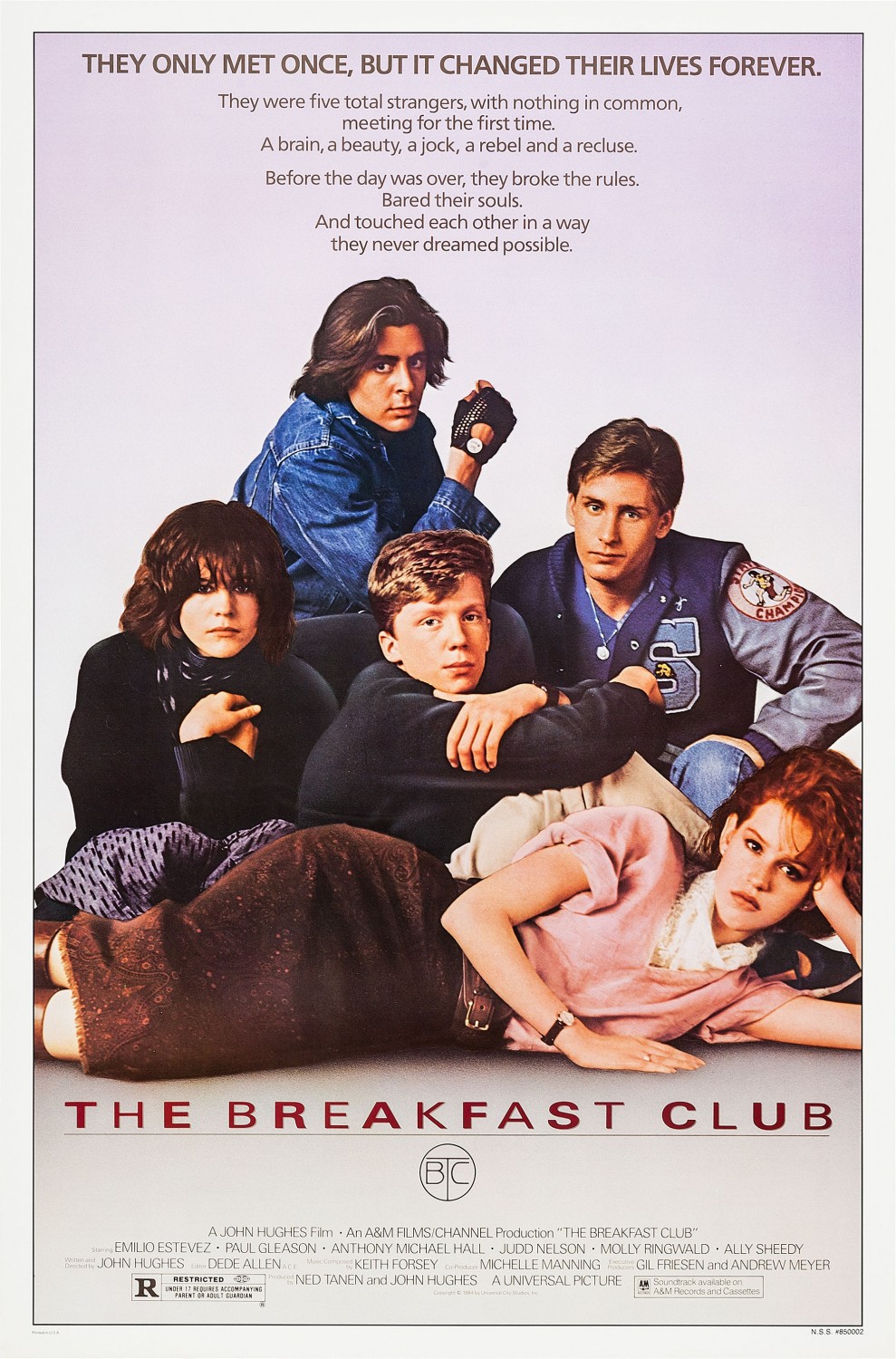 Extra Large Movie Poster Image for The Breakfast Club 