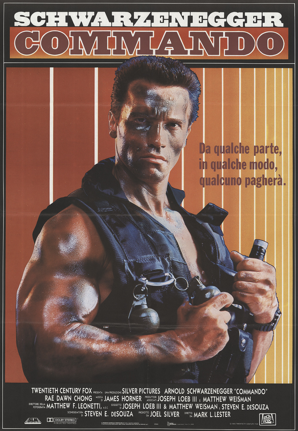 Extra Large Movie Poster Image for Commando (#2 of 2)