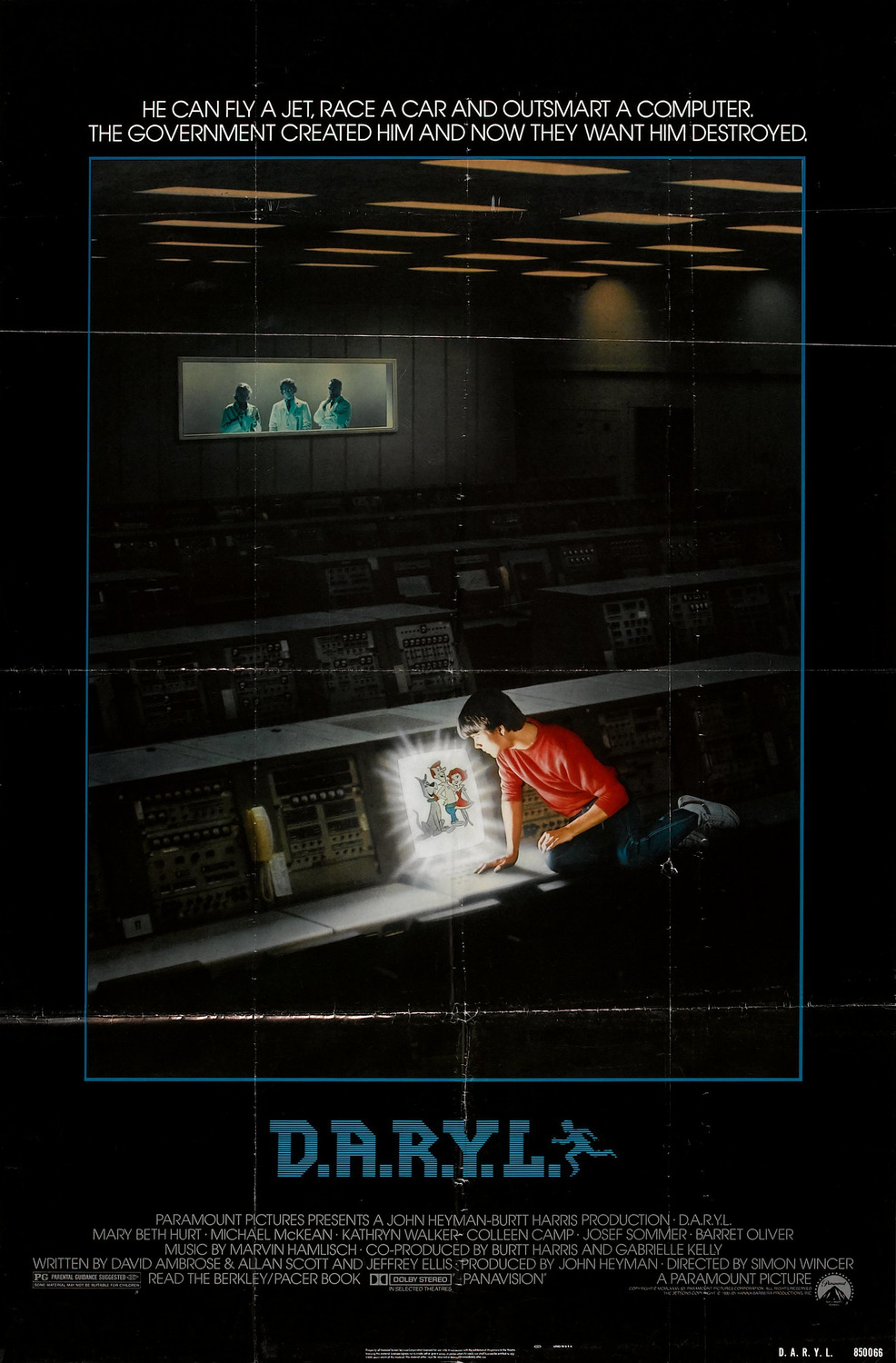 Extra Large Movie Poster Image for D.A.R.Y.L. (#1 of 2)