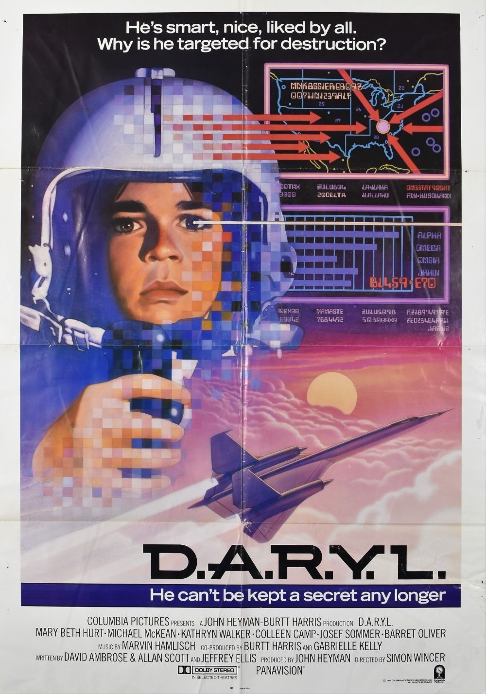 Extra Large Movie Poster Image for D.A.R.Y.L. (#2 of 2)