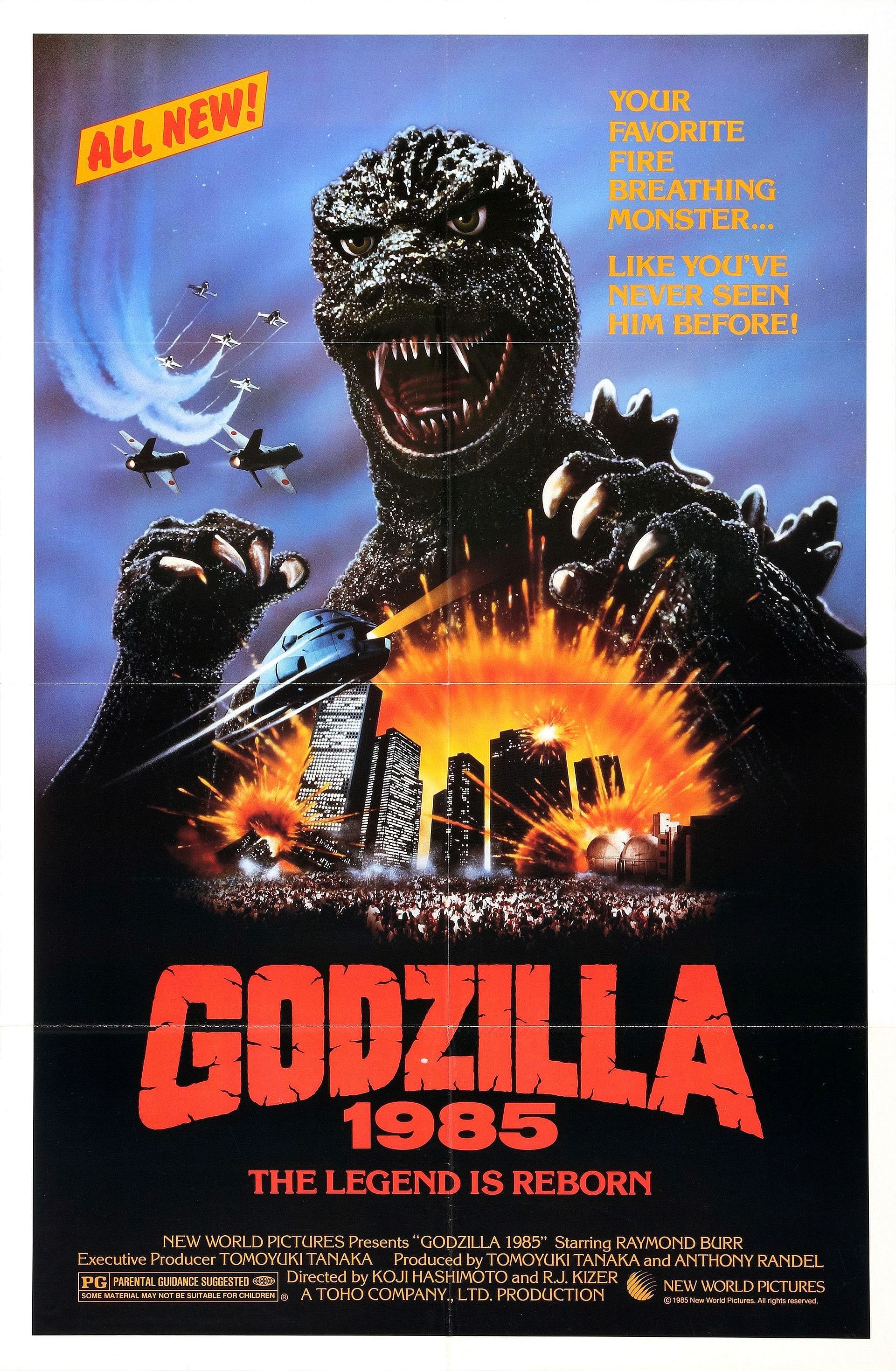 Mega Sized Movie Poster Image for Godzilla: 1985 
