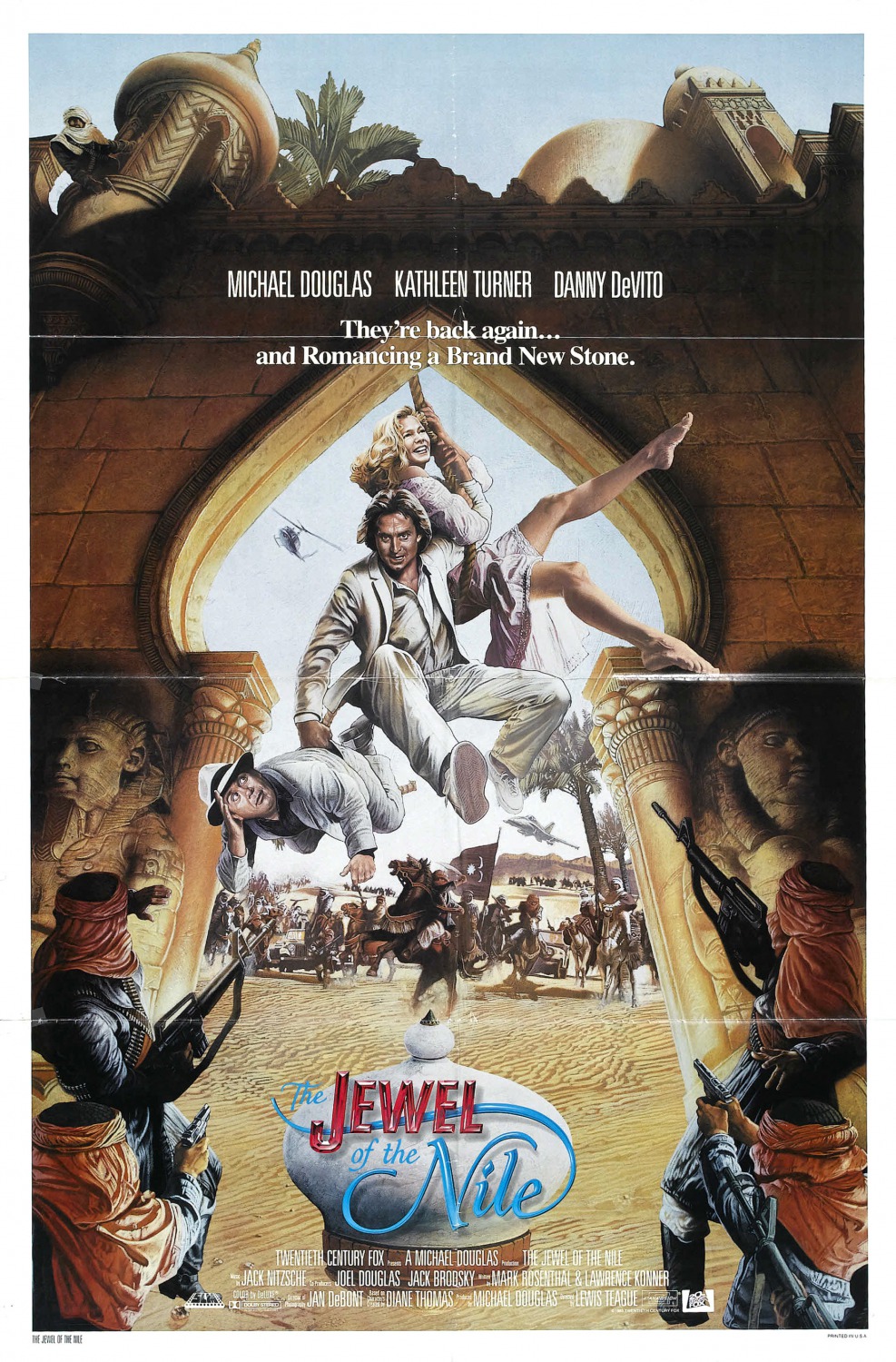 Extra Large Movie Poster Image for The Jewel of the Nile (#2 of 2)