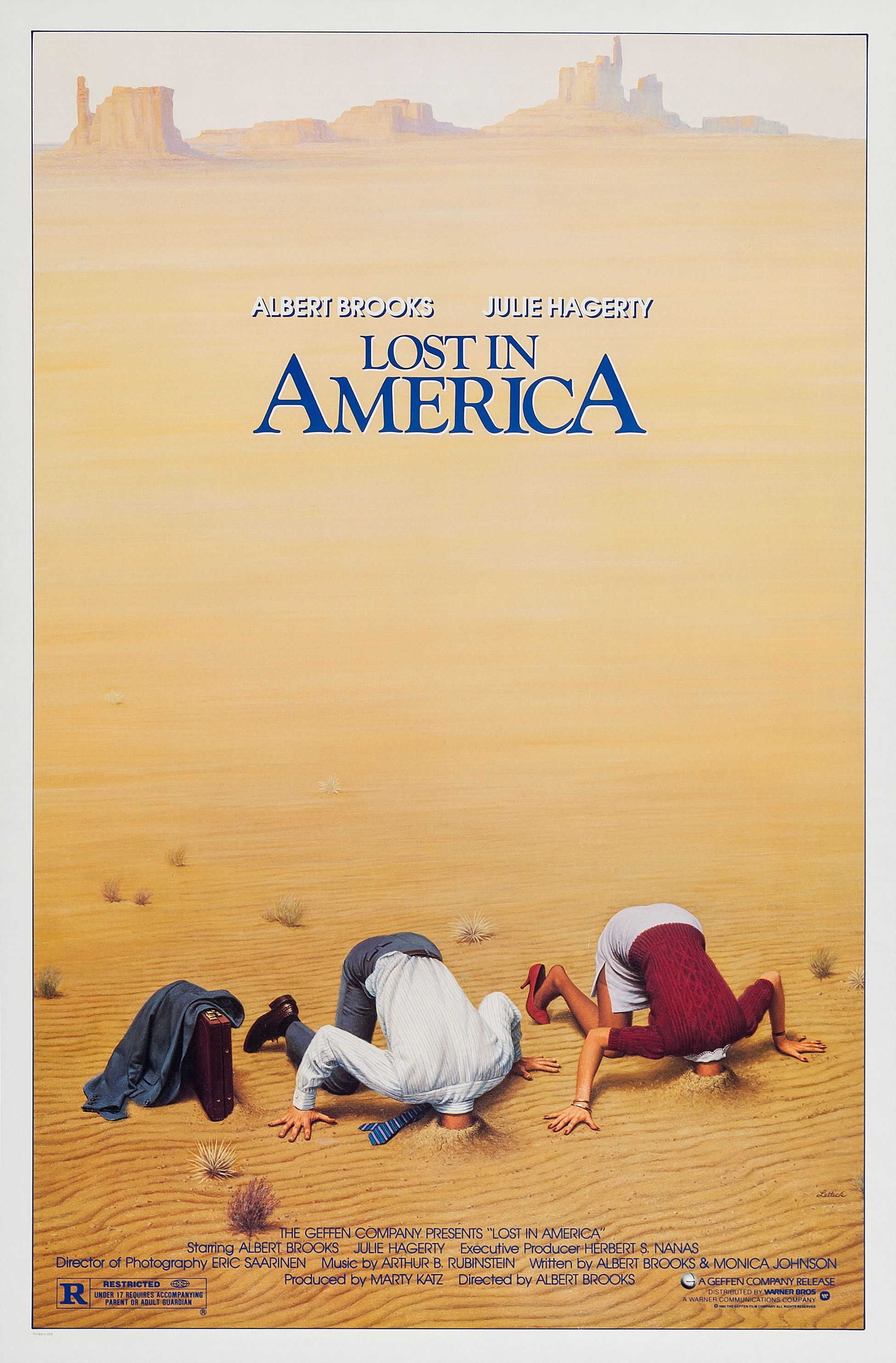 Mega Sized Movie Poster Image for Lost in America 