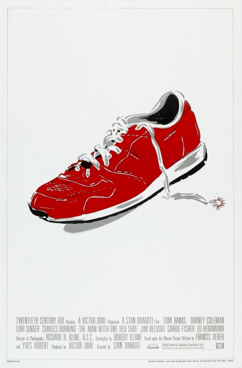 The Man With one Red Shoe Movie Poster