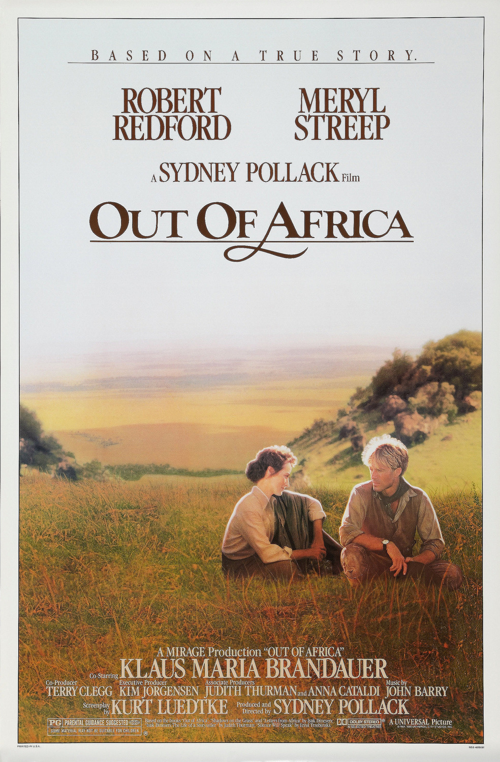 Extra Large Movie Poster Image for Out of Africa 