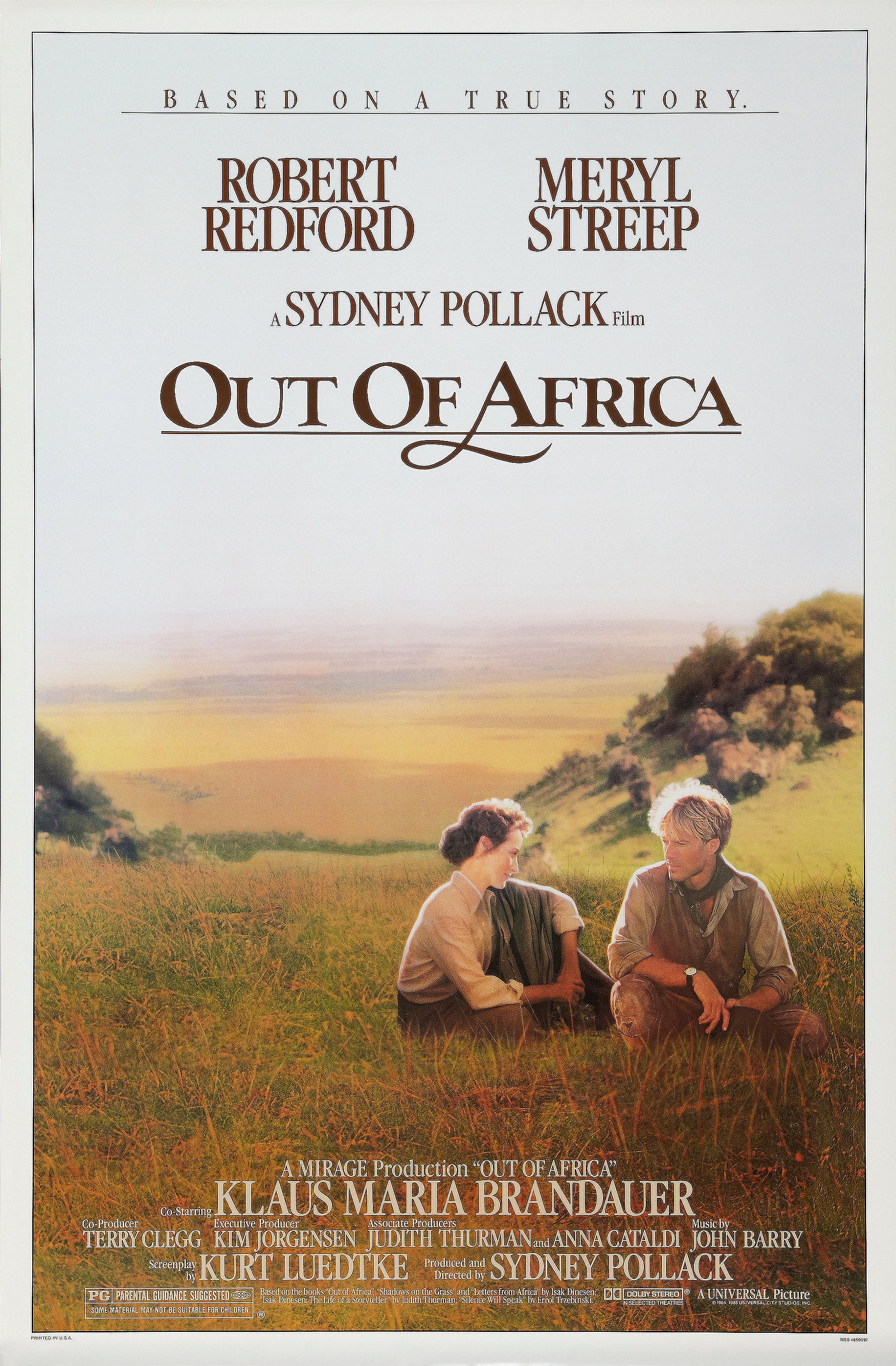 Mega Sized Movie Poster Image for Out of Africa 