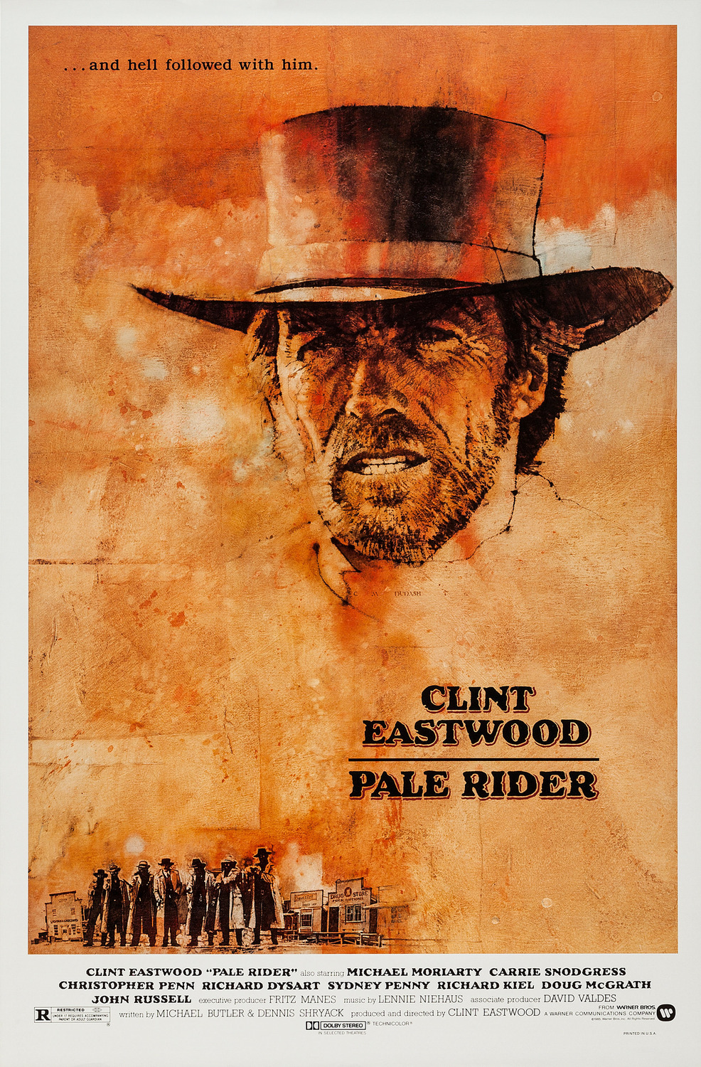 Extra Large Movie Poster Image for Pale Rider (#1 of 2)