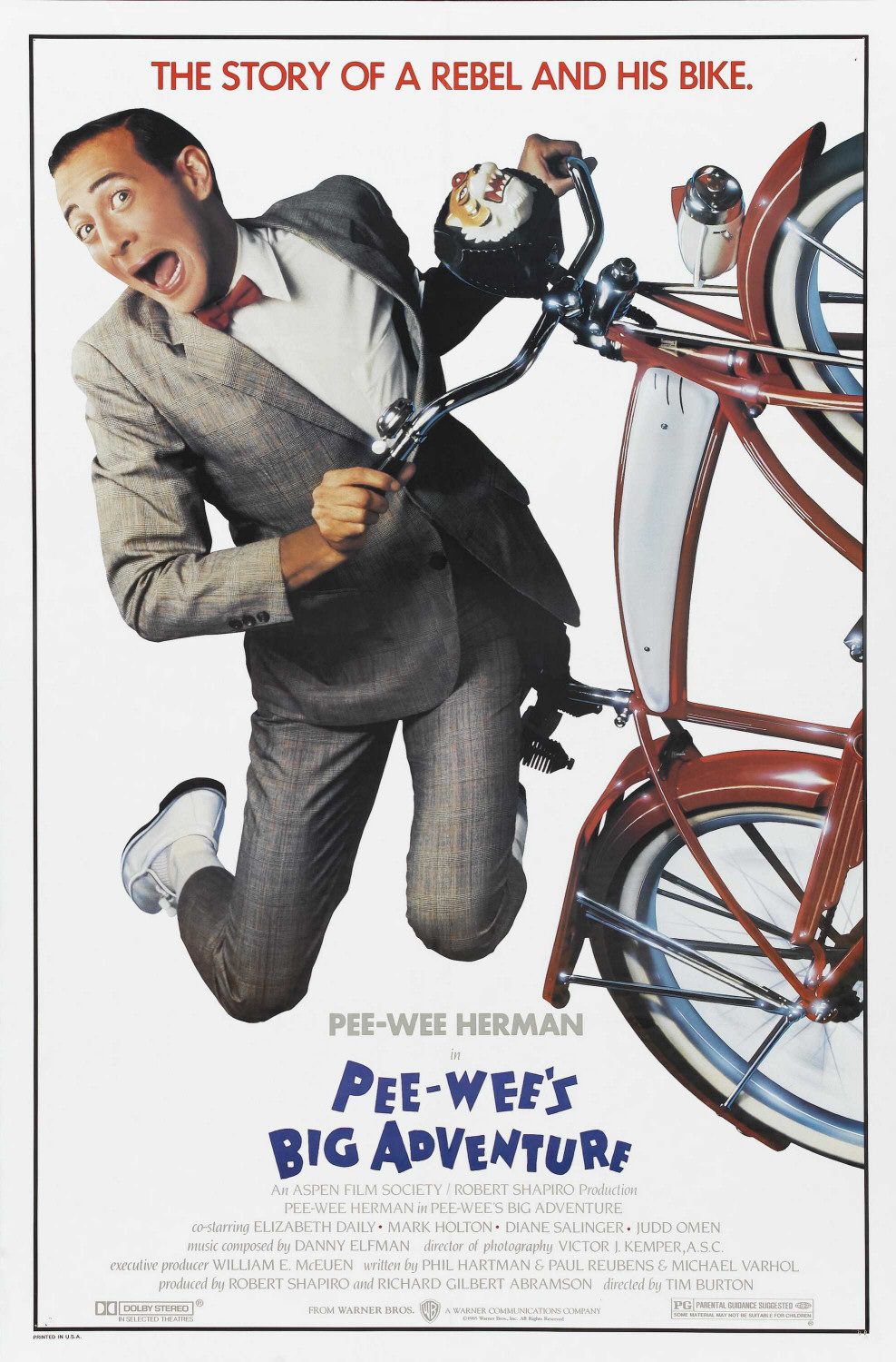 Extra Large Movie Poster Image for Pee-wee's Big Adventure 