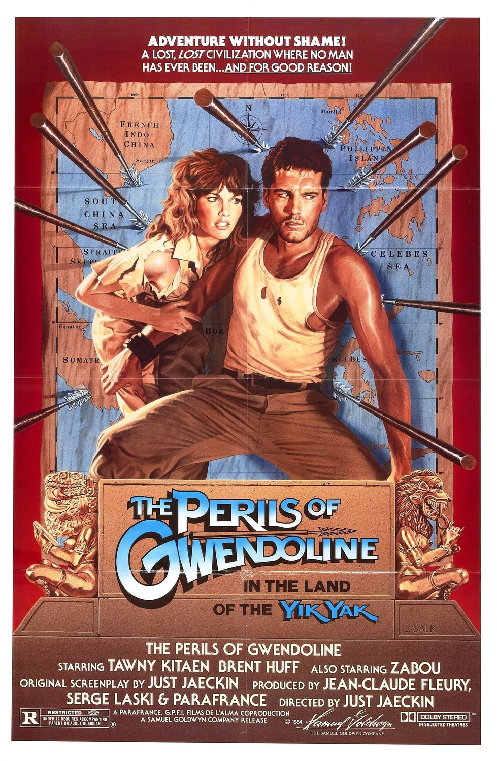 Extra Large Movie Poster Image for The Perils of Gwendoline in the Land of the Yik Yak 