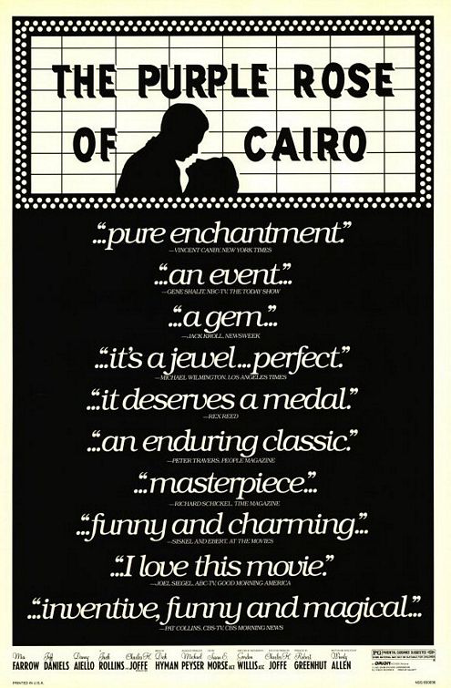 The Purple Rose of Cairo Movie Poster