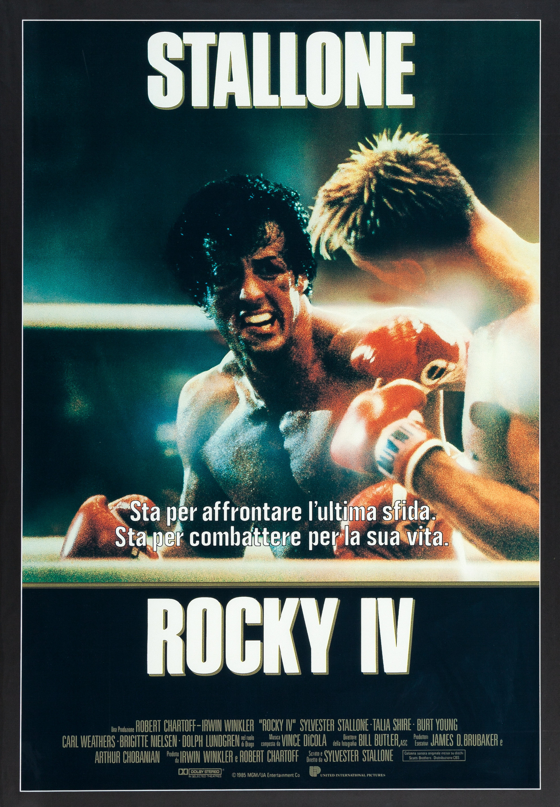 Mega Sized Movie Poster Image for Rocky IV (#3 of 4)