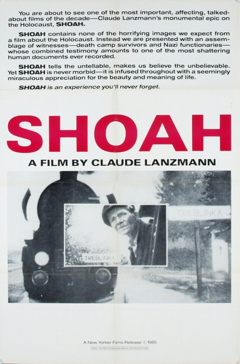 Extra Large Movie Poster Image for Shoah (#1 of 2)