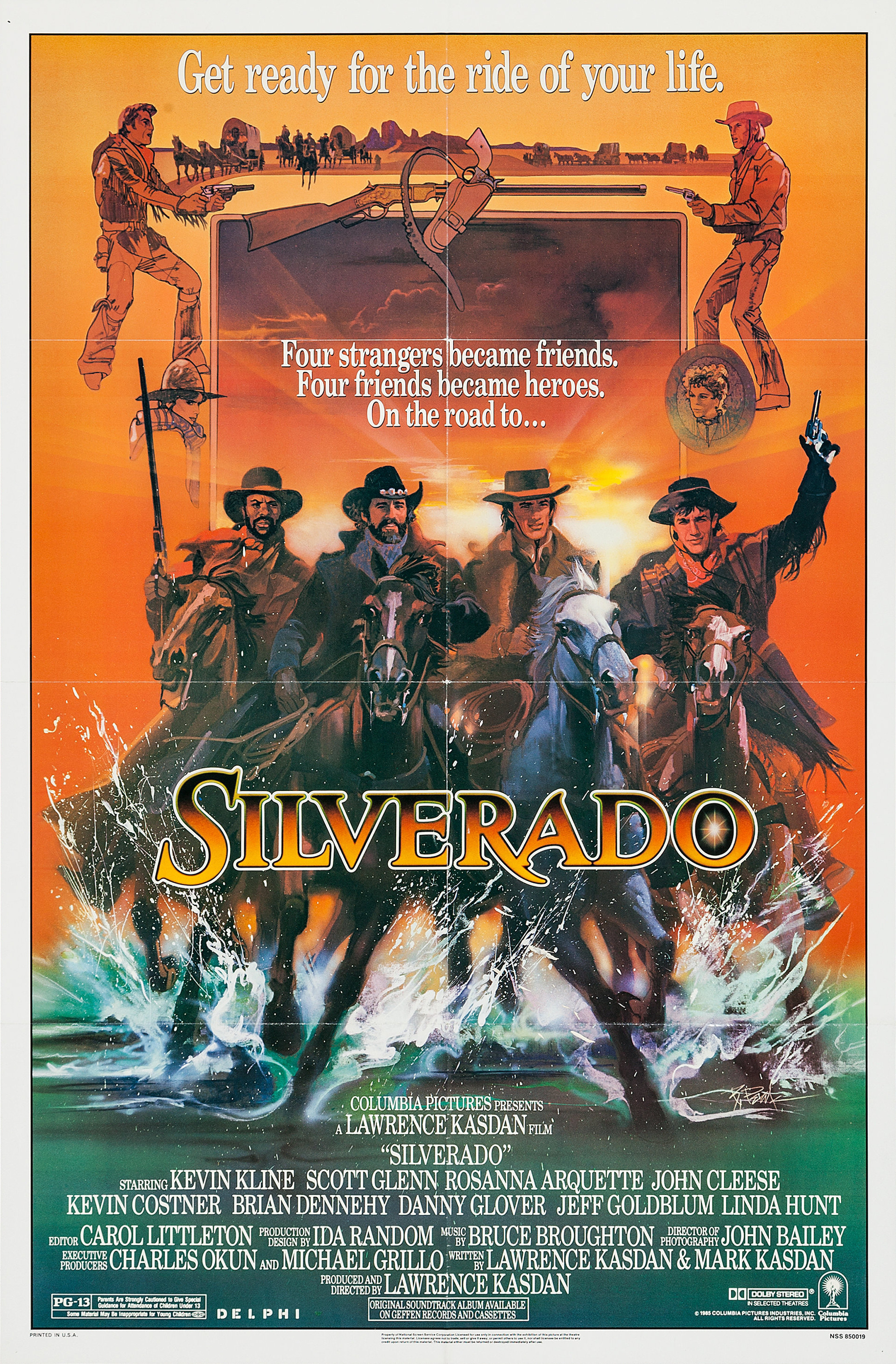 Mega Sized Movie Poster Image for Silverado (#1 of 2)