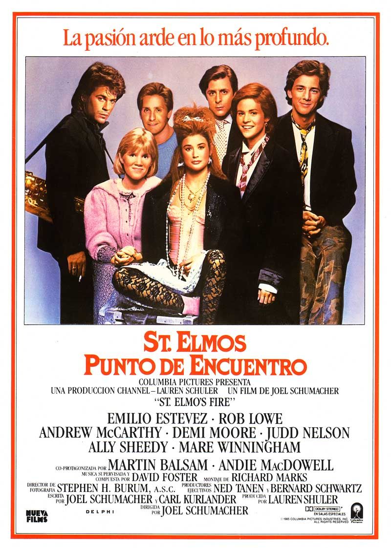 Extra Large Movie Poster Image for St. Elmo's Fire (#2 of 3)