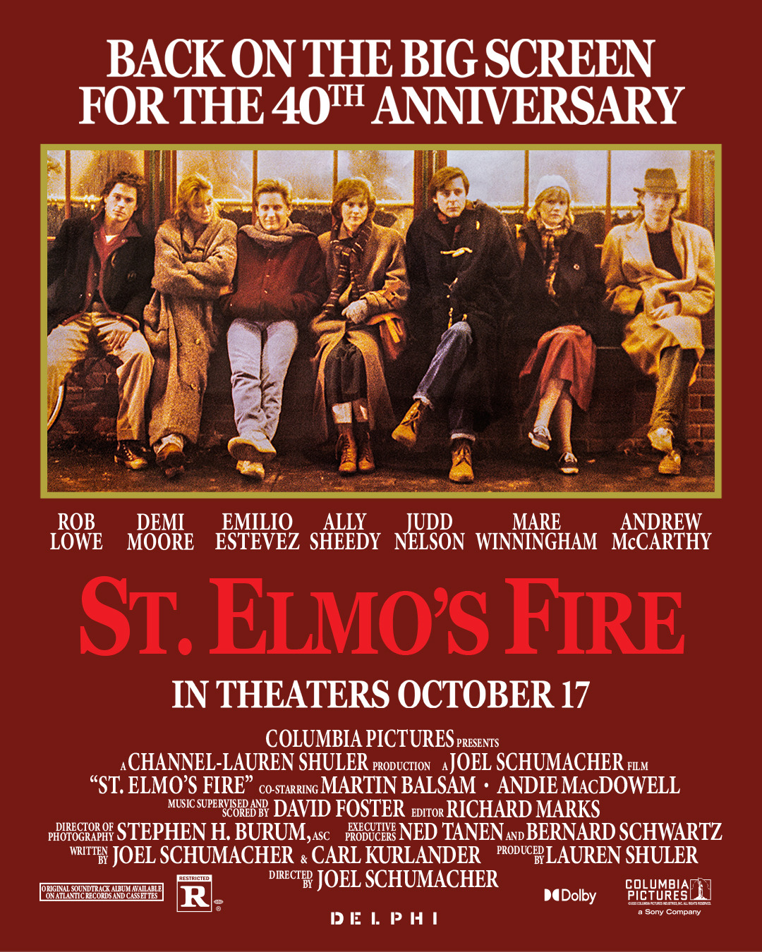 Extra Large Movie Poster Image for St. Elmo's Fire (#3 of 3)