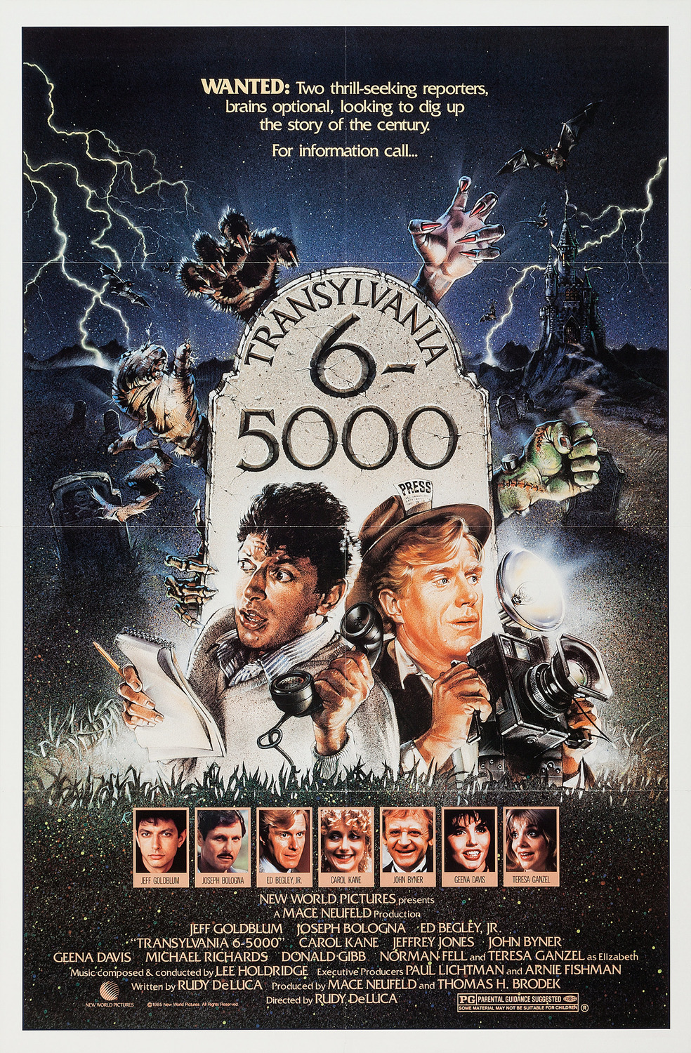 Extra Large Movie Poster Image for Transylvania 6-5000 